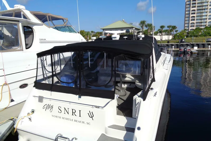 Slide: The Image of Sea Ray 480 Sundancer 1991 - 6
