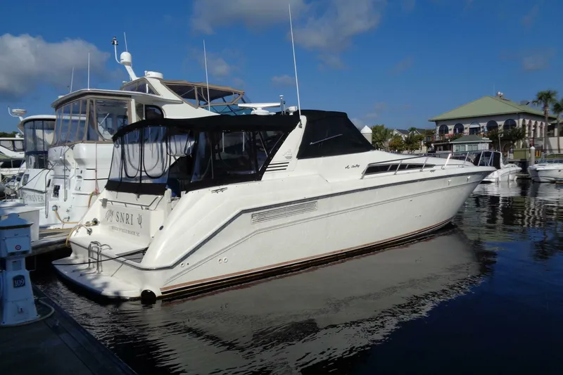 Slide: The Image of Sea Ray 480 Sundancer 1991 - 7
