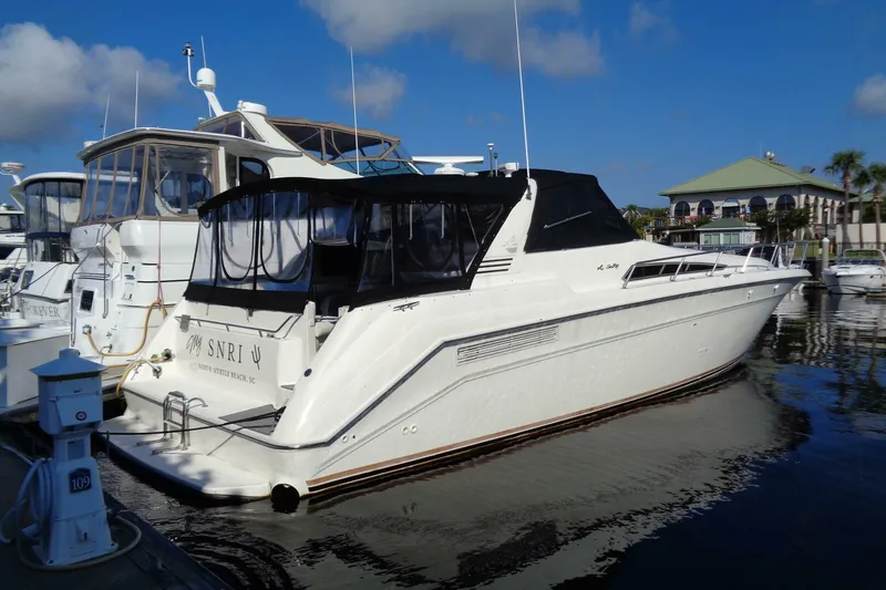 Slide: The Image of Sea Ray 480 Sundancer 1991 - 9