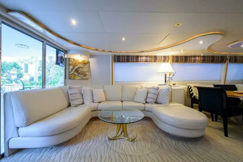 Slide: The Image of Lazzara 80 Cockpit Motoryacht 1998 - 2