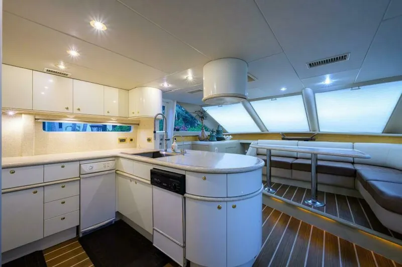Slide: The Image of Lazzara 80 Cockpit Motoryacht 1998 - 8