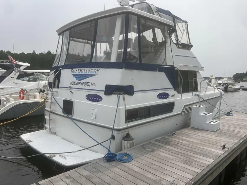 Slide: The Image of Carver Yachts Aft Cabin Motor Yacht 1994 - 3