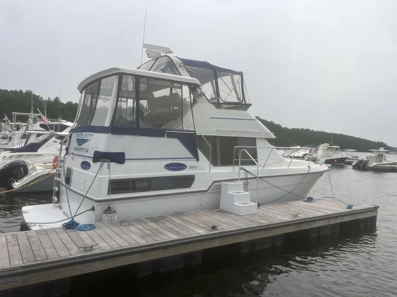 Slide: The Image of Carver Yachts Aft Cabin Motor Yacht 1994 - 5