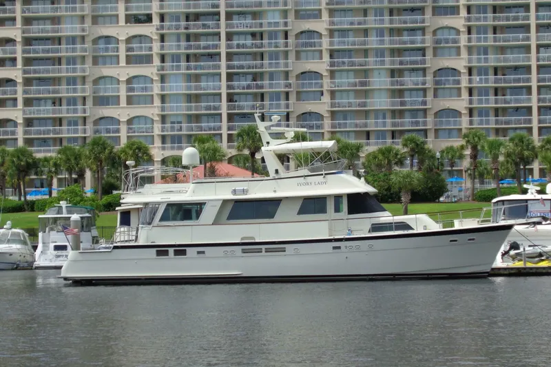 The Image of Hatteras 70 Cockpit Motor Yacht 1987 - 0