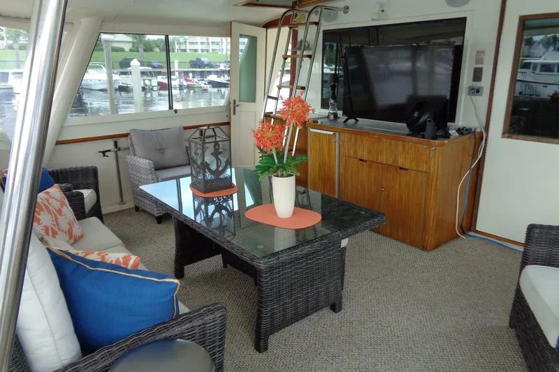 Slide: The Image of Hatteras 70 Cockpit Motor Yacht 1987 - 17