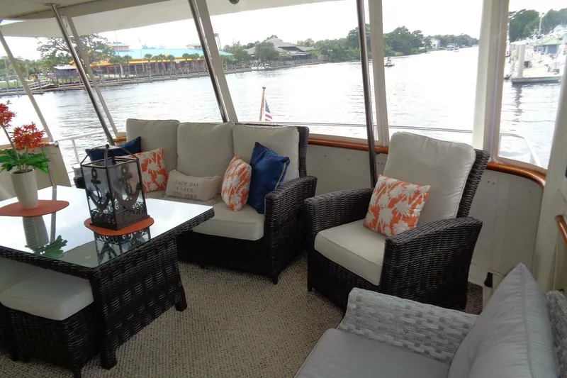 Slide: The Image of Hatteras 70 Cockpit Motor Yacht 1987 - 19