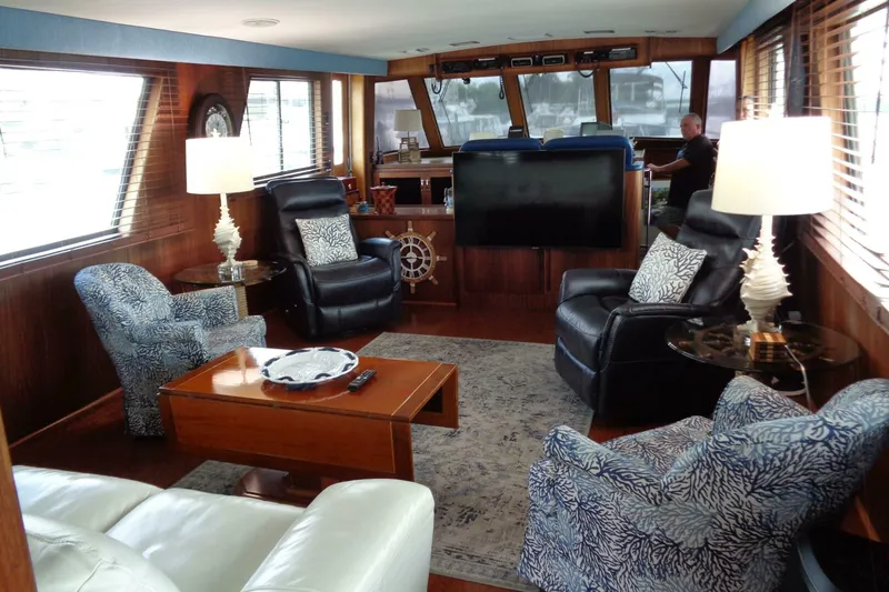 Slide: The Image of Hatteras 70 Cockpit Motor Yacht 1987 - 34