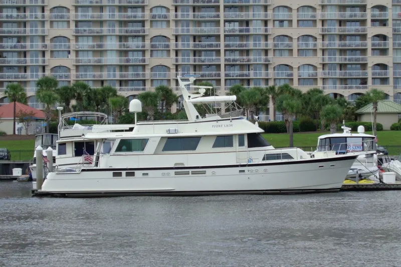 Slide: The Image of Hatteras 70 Cockpit Motor Yacht 1987 - 4
