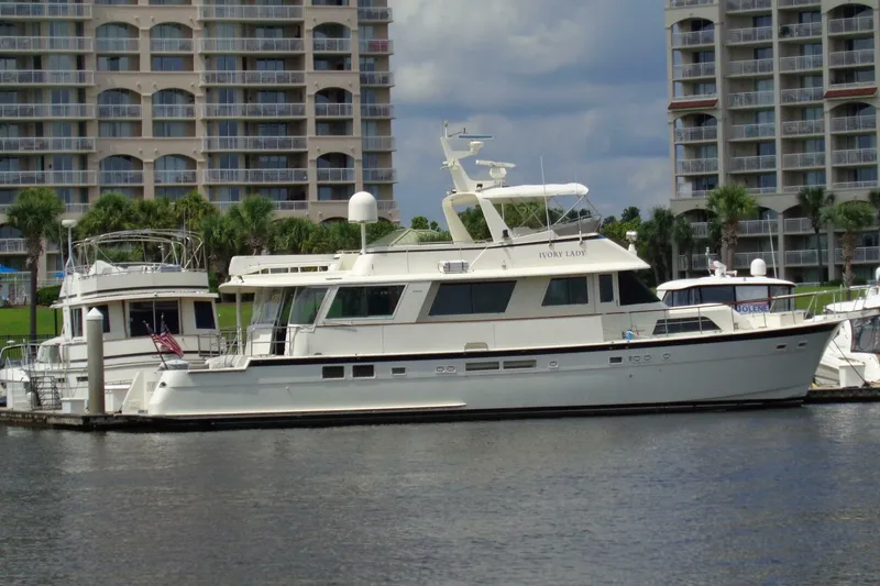 Slide: The Image of Hatteras 70 Cockpit Motor Yacht 1987 - 5
