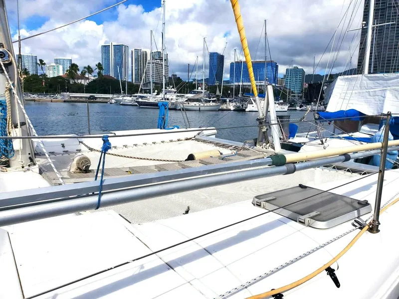 Slide: The Image of Beneteau Catamaran Twin Keel 1985 - 2