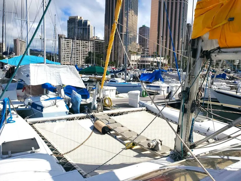Slide: The Image of Beneteau Catamaran Twin Keel 1985 - 3
