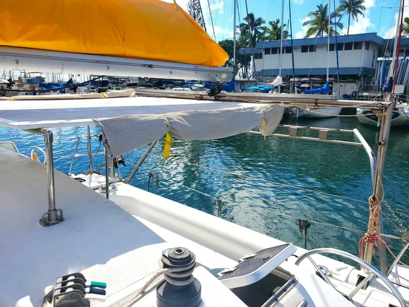 Slide: The Image of Beneteau Catamaran Twin Keel 1985 - 7