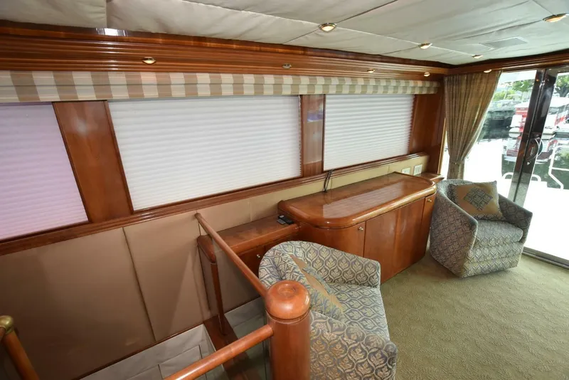Slide: The Image of Hatteras 74 Sportdeck 1998 - 16