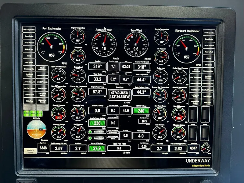 Slide: The Image of Rayburn Custom Yachts Flush Deck 2001 - 21