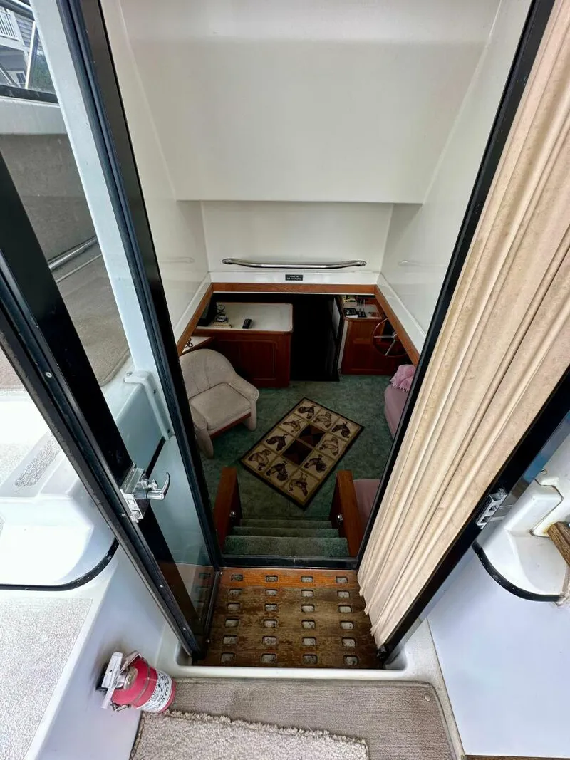 Slide: The Image of Carver Yachts 3807 Aft Cabin 1991 - 17