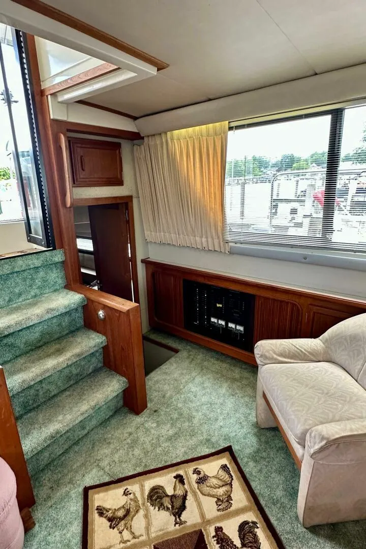 Slide: The Image of Carver Yachts 3807 Aft Cabin 1991 - 20