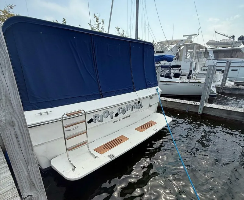 Slide: The Image of Sea Ray 460 Express Cruiser 1989 - 3