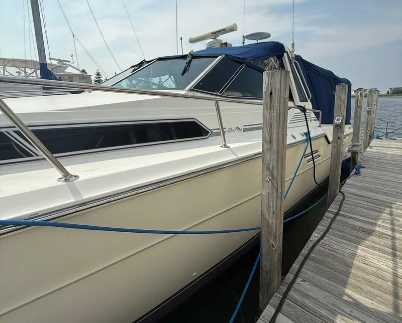 Slide: The Image of Sea Ray 460 Express Cruiser 1989 - 8