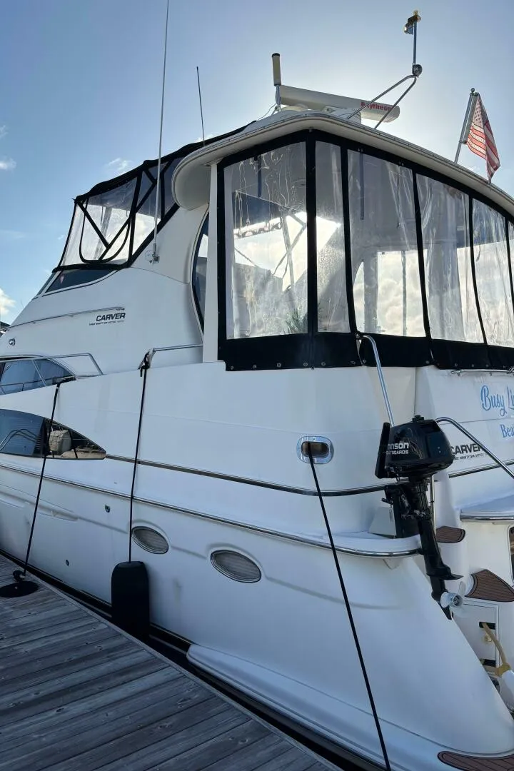 Slide: The Image of Carver Yachts 396 Aft Cabin MY 2001 - 2