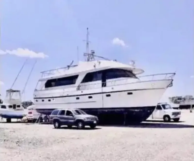 Slide: The Image of Sea Ranger MKII Pilothouse Flybridge Trawler 1983 - 2