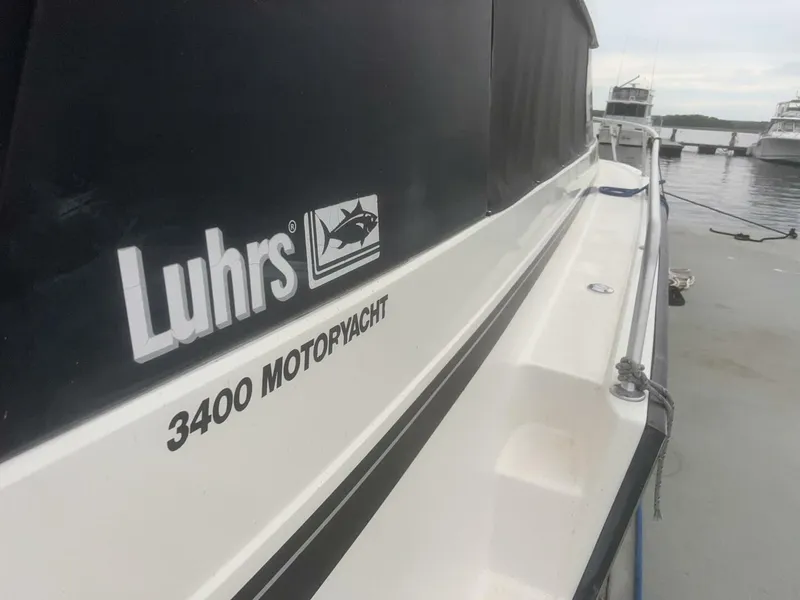 Slide: The Image of Luhrs 3400 Motor Yacht 1990 - 12