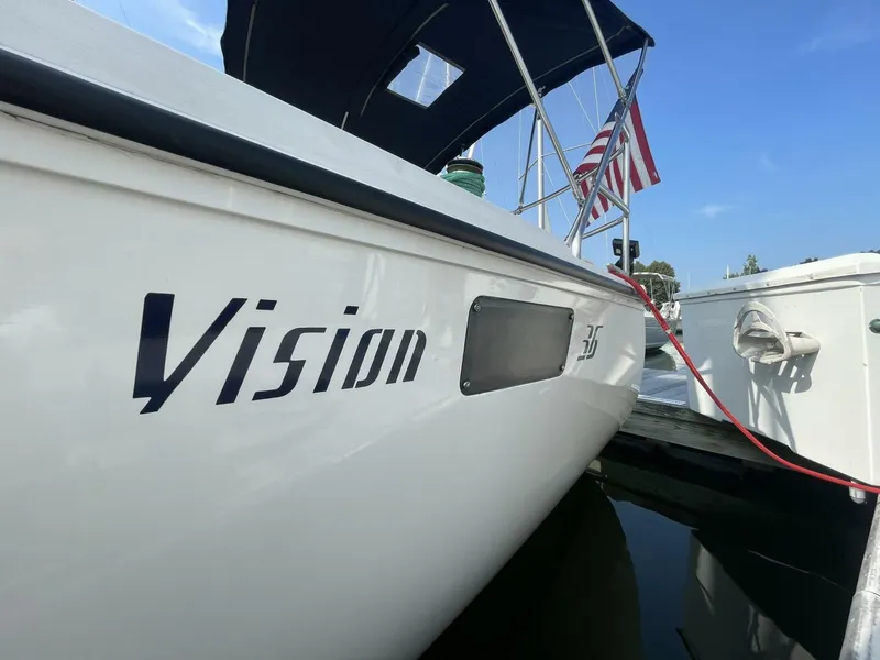 Slide: The Image of Hunter 36 Vision 1991 - 4