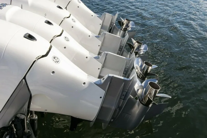 Slide: The Image of Intrepid 475 Sport yacht wheel house 2012 - 19
