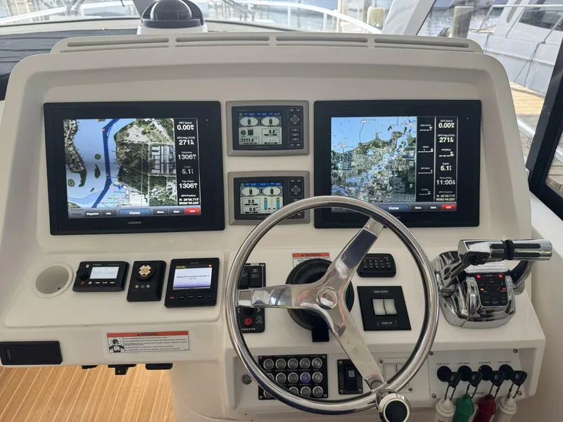 Slide: The Image of Intrepid 475 Sport yacht wheel house 2012 - 23