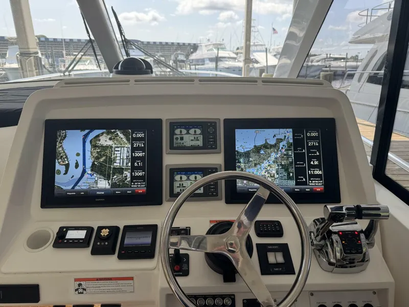 Slide: The Image of Intrepid 475 Sport yacht wheel house 2012 - 24