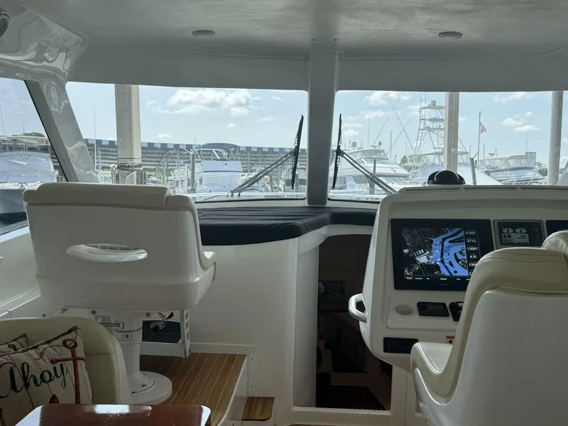 Slide: The Image of Intrepid 475 Sport yacht wheel house 2012 - 25