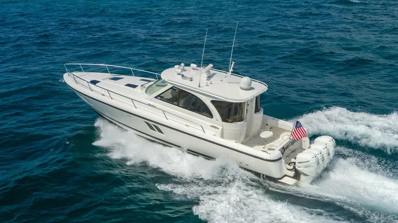 Slide: The Image of Intrepid 475 Sport yacht wheel house 2012 - 58