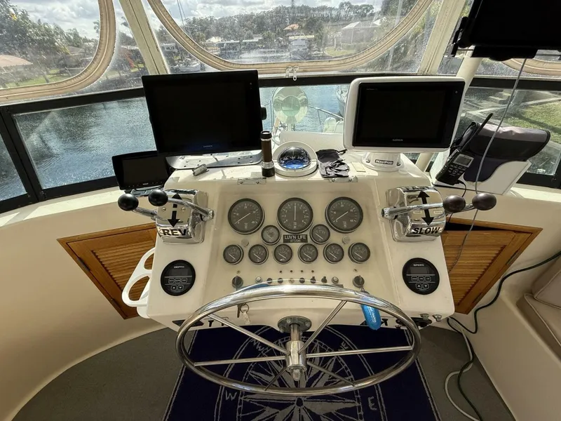 Slide: The Image of Atlantic 47 Motor Yacht 1989 - 4