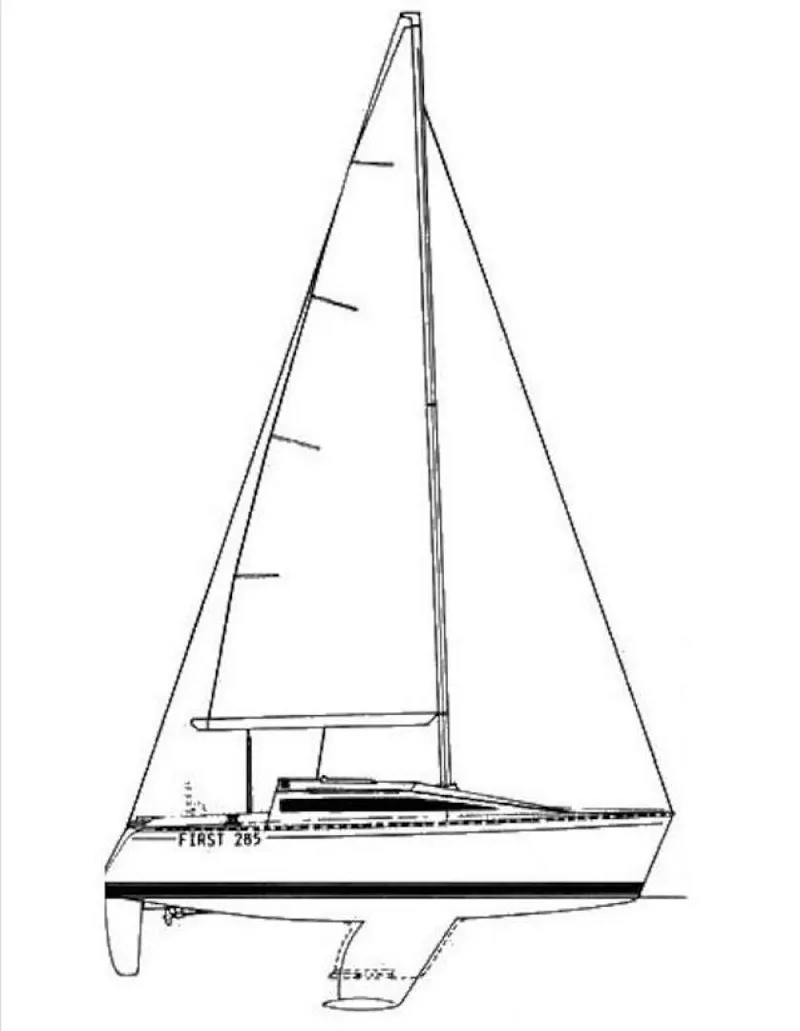 Slide: The Image of Beneteau First 285 1988 - 35