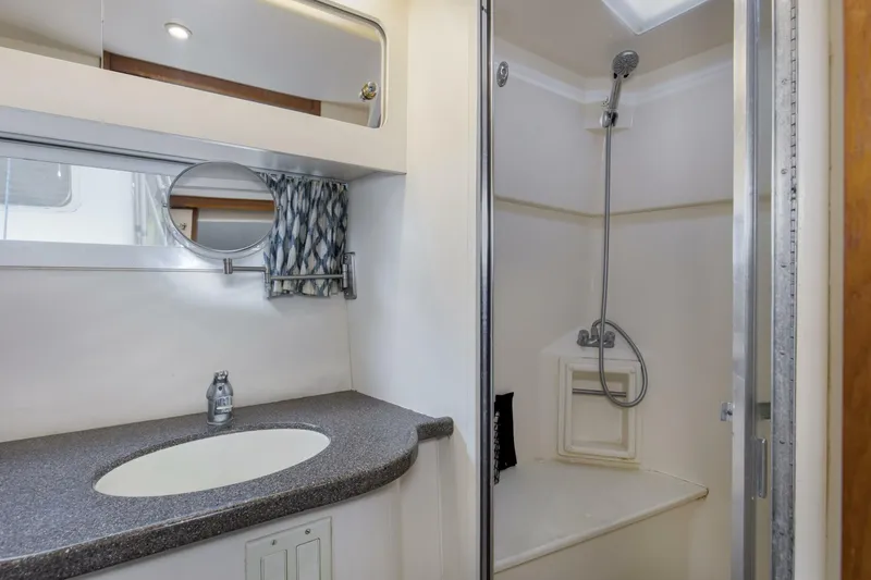 Slide: The Image of Carver Yachts 445 Aft Cabin 1997 - 11
