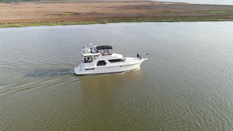 Slide: The Image of Carver Yachts 445 Aft Cabin 1997 - 19