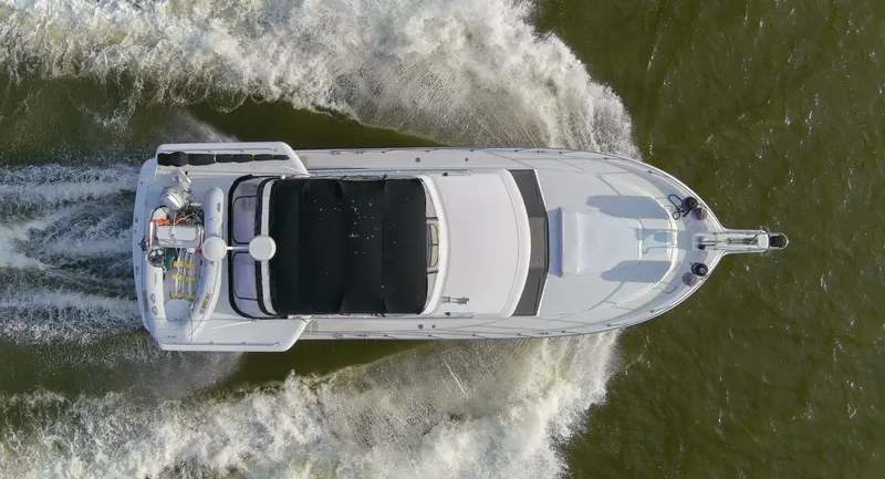 Slide: The Image of Carver Yachts 445 Aft Cabin 1997 - 20