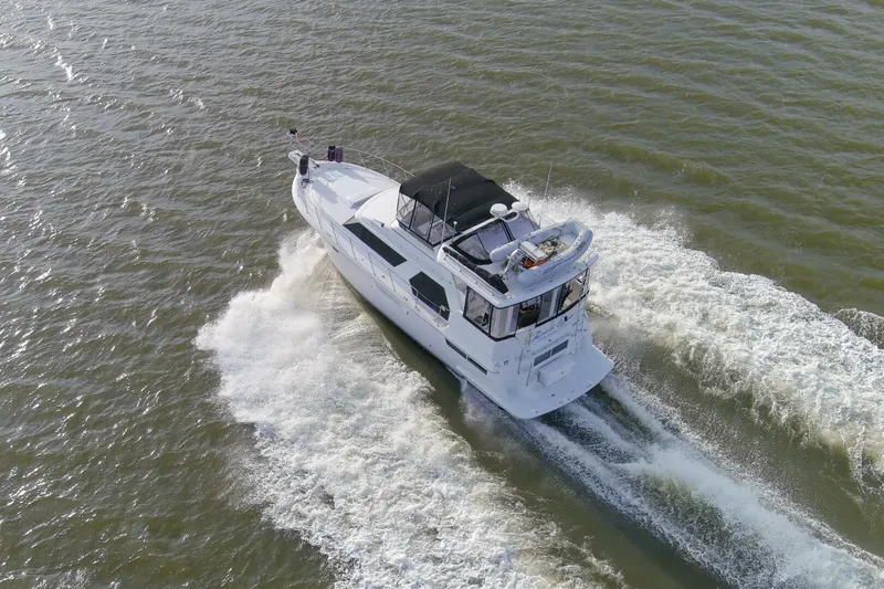 Slide: The Image of Carver Yachts 445 Aft Cabin 1997 - 23