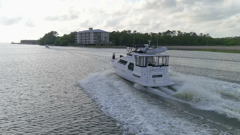 Slide: The Image of Carver Yachts 445 Aft Cabin 1997 - 27