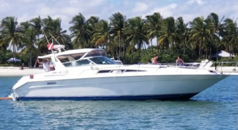 Slide: The Image of Sea Ray 440 Sundancer 1993 - 4