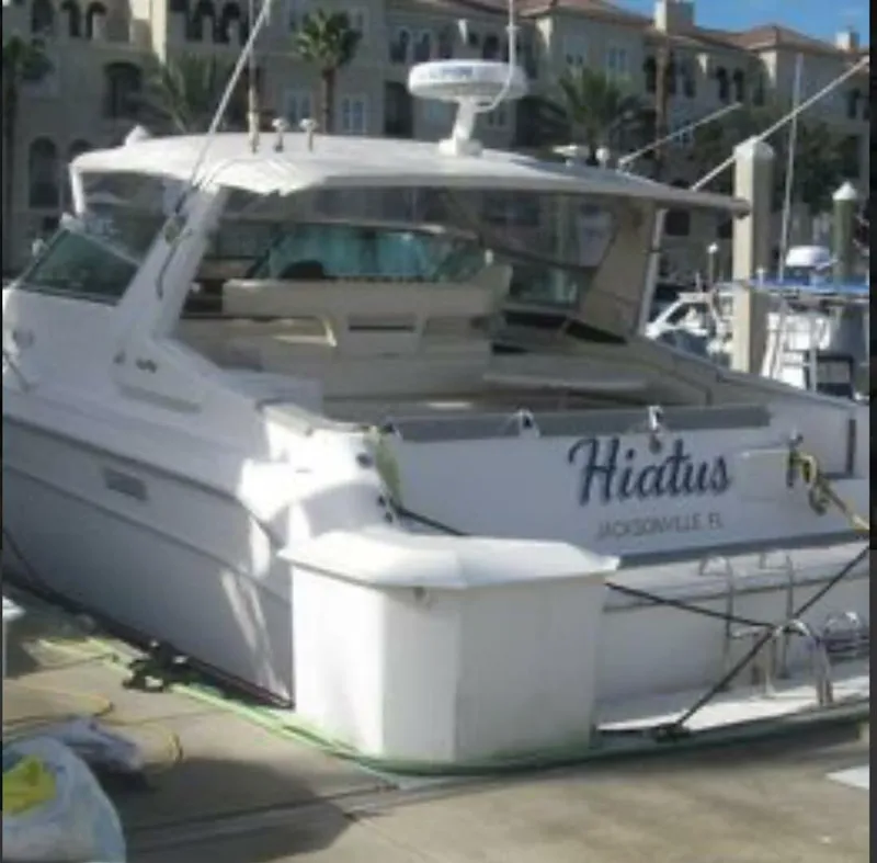 Slide: The Image of Sea Ray 440 Sundancer 1993 - 7