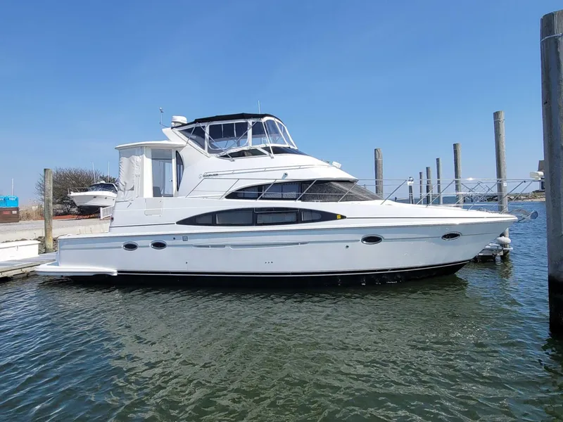 Slide: The Image of Carver Yachts 444 Cockpit Motor Yacht 2002 - 4