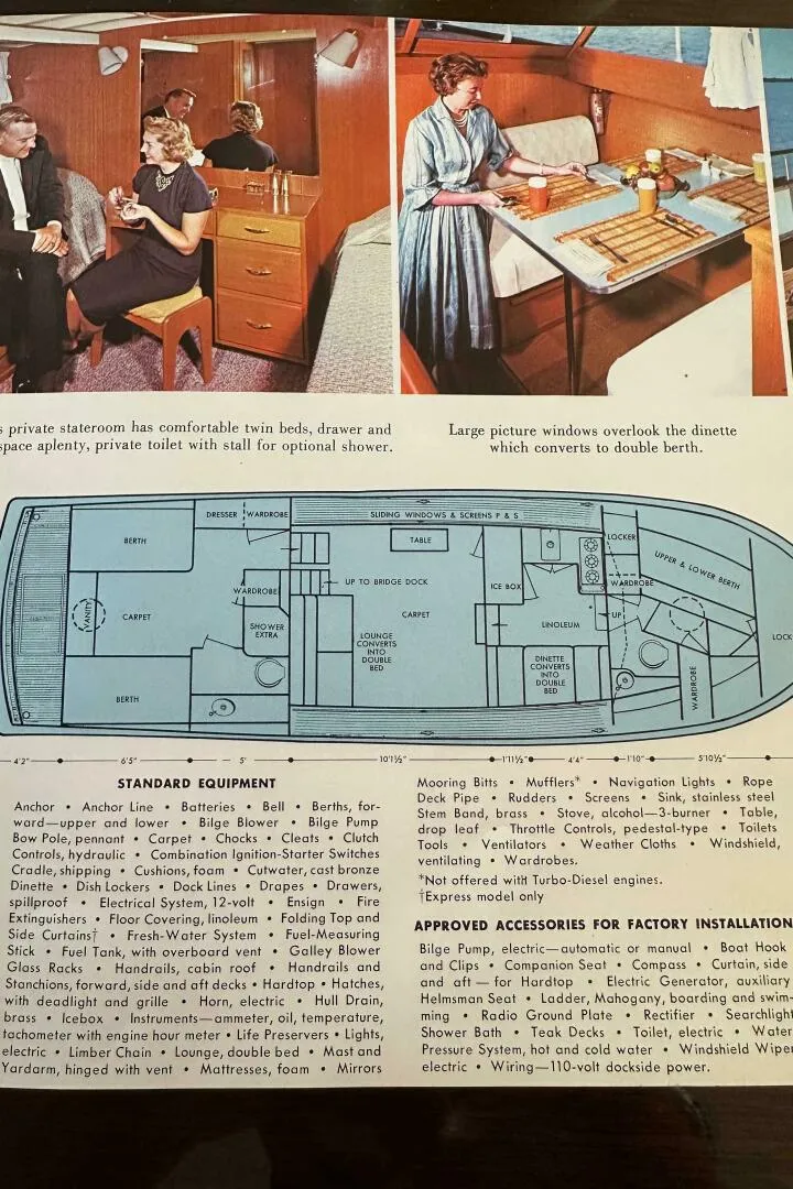 Slide: The Image of Chris-Craft 45 Constellation 1960 - 42