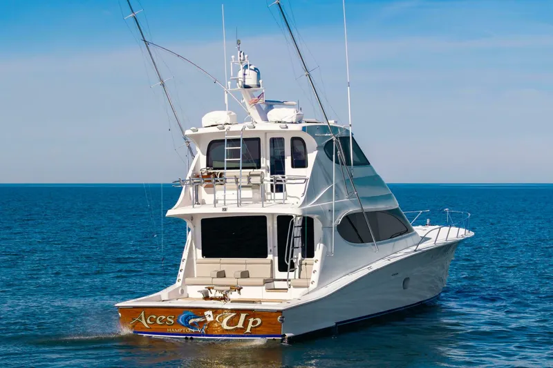 Slide: The Image of Hatteras 64 Enclosed Bridge 2008 - 13