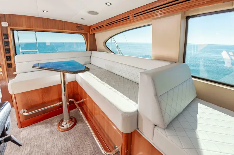 Slide: The Image of Hatteras 64 Enclosed Bridge 2008 - 21