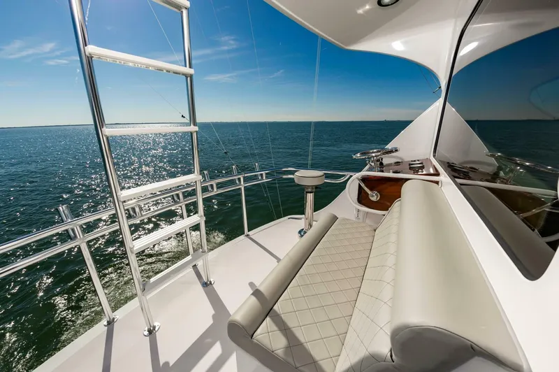 Slide: The Image of Hatteras 64 Enclosed Bridge 2008 - 24