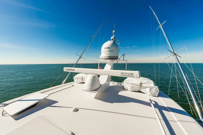 Slide: The Image of Hatteras 64 Enclosed Bridge 2008 - 26
