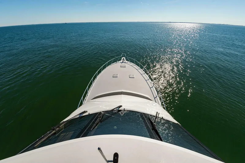 Slide: The Image of Hatteras 64 Enclosed Bridge 2008 - 28