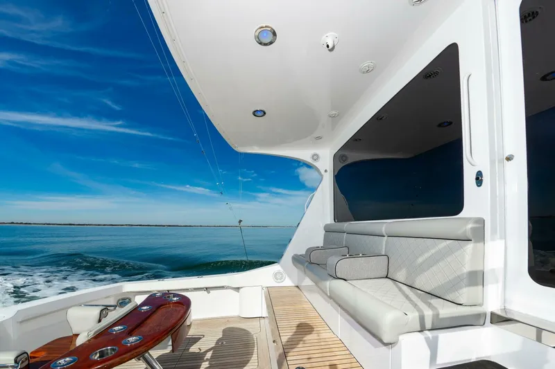 Slide: The Image of Hatteras 64 Enclosed Bridge 2008 - 31