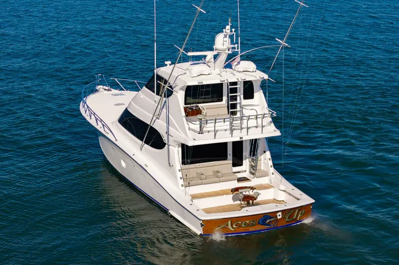 Slide: The Image of Hatteras 64 Enclosed Bridge 2008 - 78