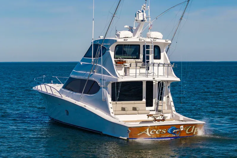 Slide: The Image of Hatteras 64 Enclosed Bridge 2008 - 81